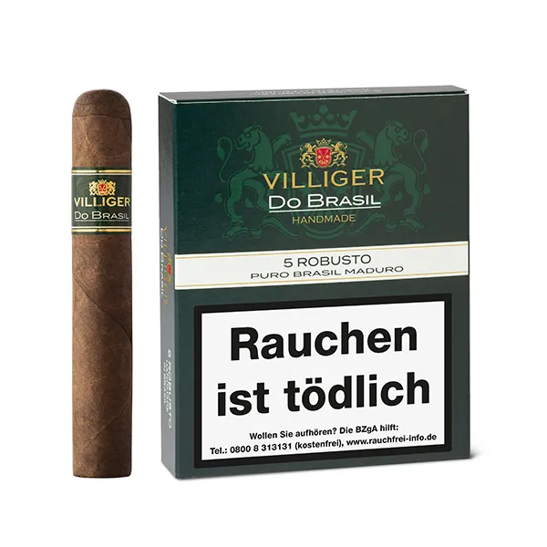 VILLIGER Do Brasil Maduro Zigarren Robusto